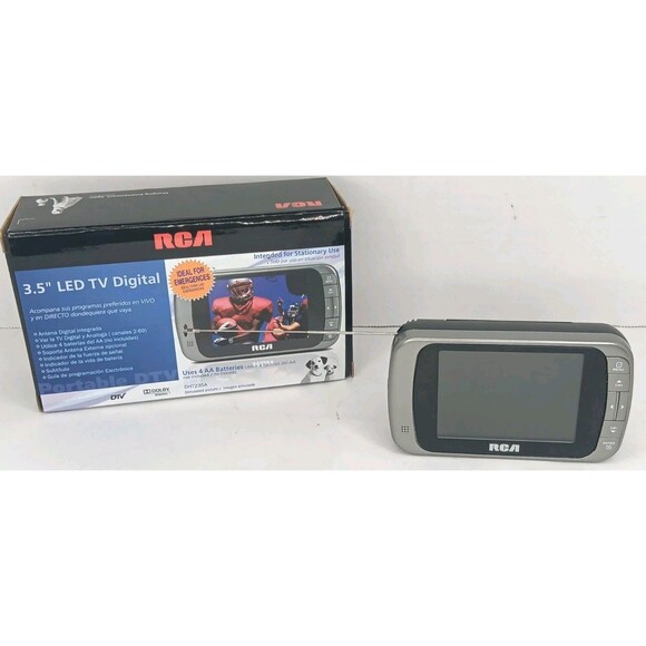 RCA DHT235A 3.5" Mini LED Digital TV In Original Box Working *READ*